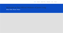 Desktop Screenshot of janet-craig.com